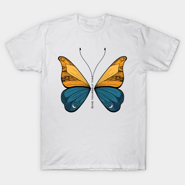 Inspirational art, spiritual butterfly T-Shirt by BosskaDesign